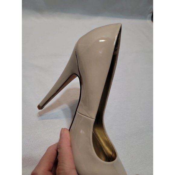 G By Guess Nude Pumps Patent GG WINNA Platform Heel Stiletto Shoes Size 5.5 - Picture 5 of 11